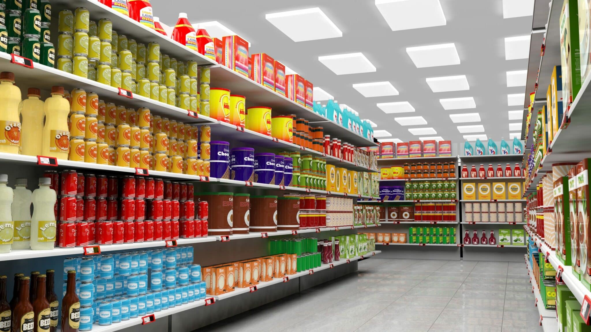 Présence en magasin