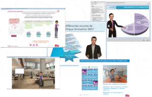 avatars en e-learning SNCF