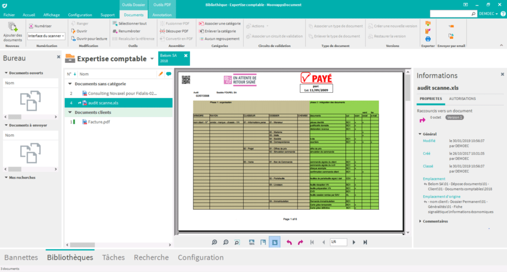 Experts comptables GED