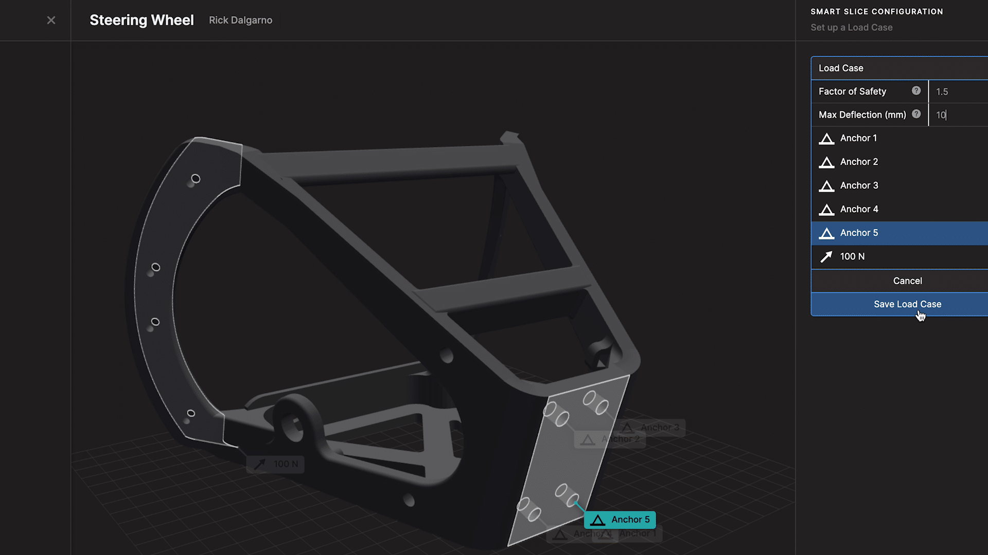 Markforged simulation exemple 1