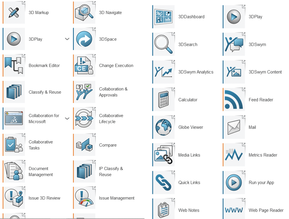 3DEXPERIENCE CSV apps