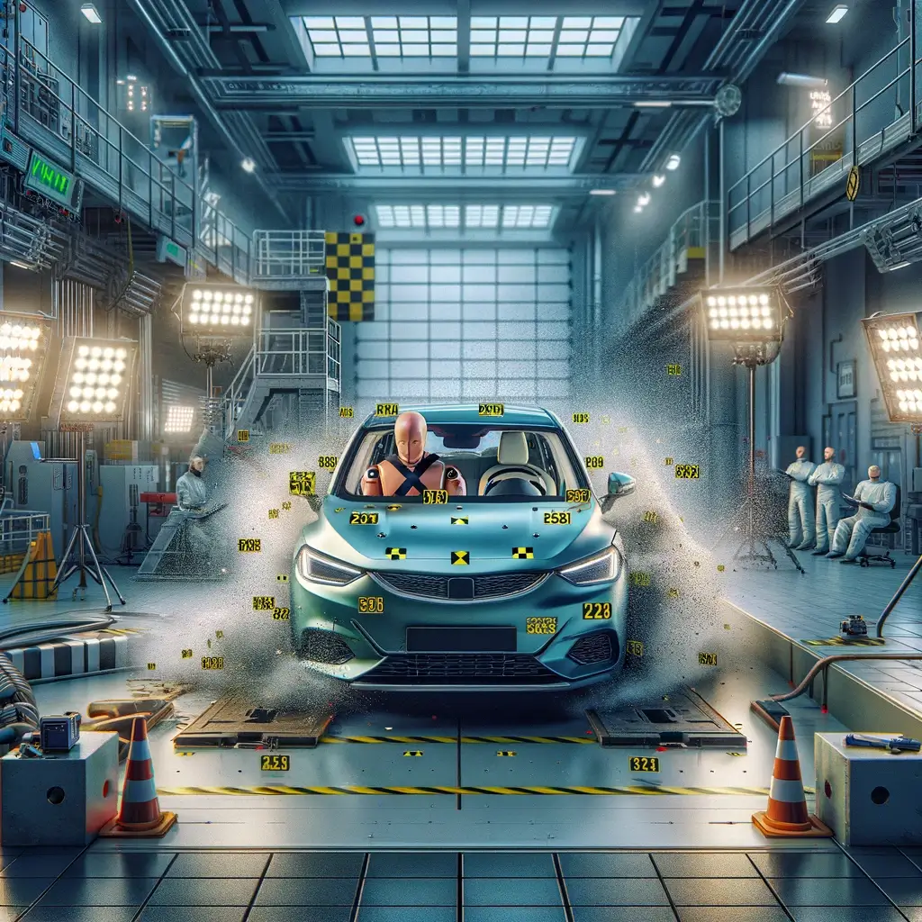 crash test en simulation réelle