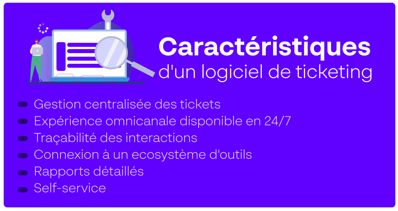 Caractéristiques d'un logiciel de ticketing