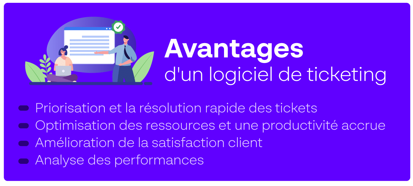Avantages d'un logiciel de ticketing
