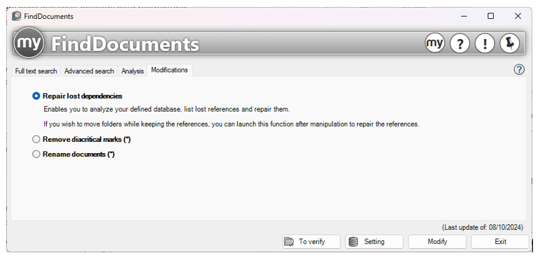 mycadtools findDocuments