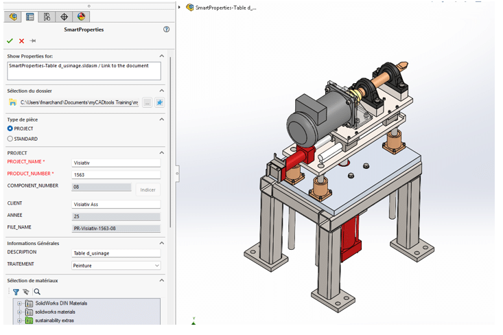 tuto myCADtools SOLIDWORKS